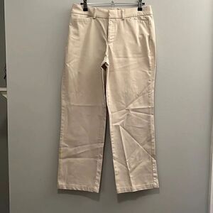 Dockers Women's Beige Petite Ideal Fit Straight Chinos